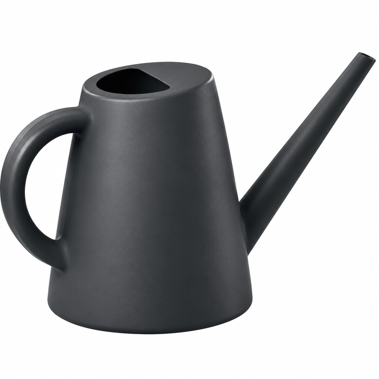 Annaffiatoio da giardino 1.50 L in plastica nero - beccuccio lungo